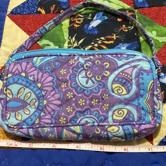 Purple Paisley Small Wristlet - Picture 3 of 6